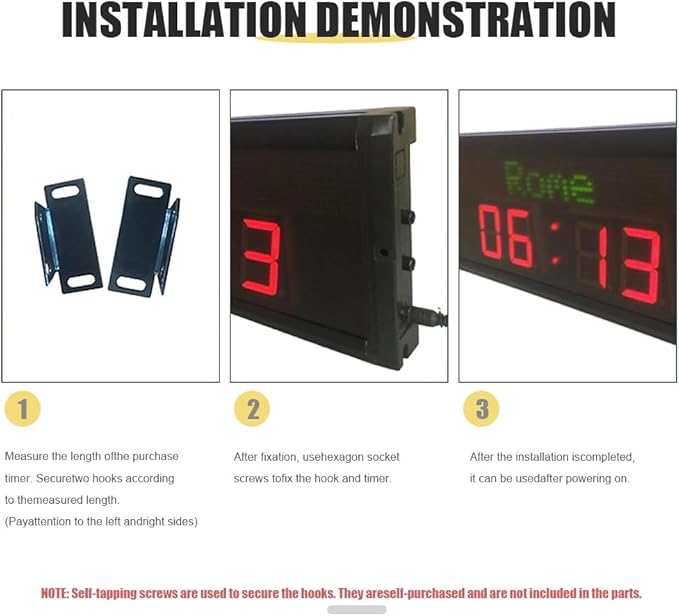 Stylish LED World Clock - Multi Time Zone Display, Auto-Sync WiFi, Wall/Suspension Mount, 1000CD Brightness, 15-20m Visibility - Durable Aluminum Alloy for Offices/Hotels/Schools (4 City)