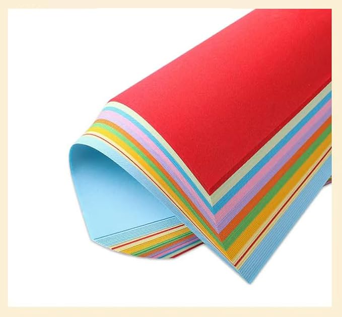 10 Colors Copy Print Paper 8.5X11 Inches,100 Sheets Rainbow A4 Printer Paper 70GSM Colored Origami Paper for Cutting DIY Kids Art Craft
