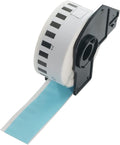 BETCKEY - Continuous Length Labels Replacement for Brother DK-2214 (0.47 in x 100 ft), Compatible with Brother QL Label Printers [1 Rolls/Continuous Labels, Light Blue]