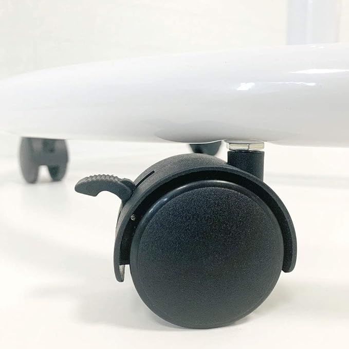 Mobile Easel Whiteboard 40x28 Inches – Adjustable Height Rolling Whiteboard on Wheels, Magnetic Portable Dry Erase Board Stand Easel White Board Flipchart Easel Board with Paper Pad