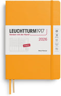 LEUCHTTURM1917 - Week Planner 2026, Hardcover, Medium (A5), Rising Sun (Jan 1 - Dec 31, 2026)