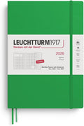 LEUCHTTURM1917 - Monthly Planner & Notebook 2026, Softcover, Composition (B5), Ruled, Spring Leaf (Nov 1, 2025 - Feb 28, 2027)