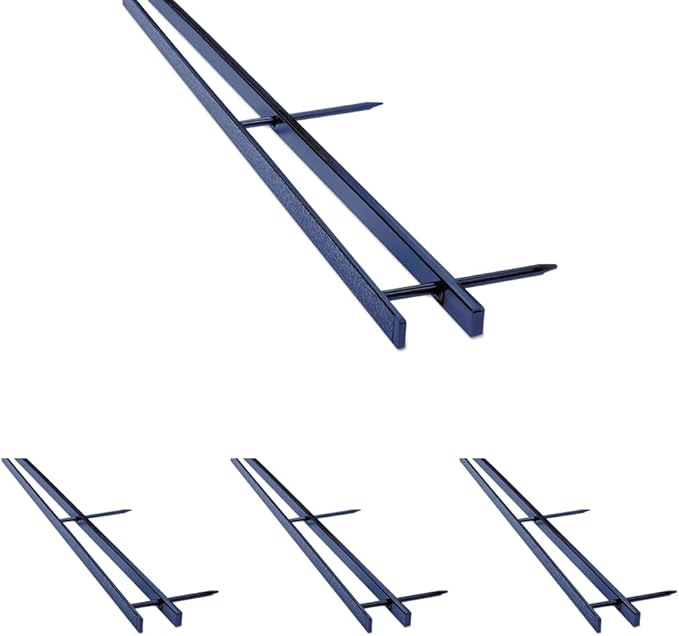 GBC Binding Spines, Reclosable, 2" Depth, 4 Pin Spines, 200 Sheet Capacity, VeloBind, Blue, (9741631) (Pack of 100)