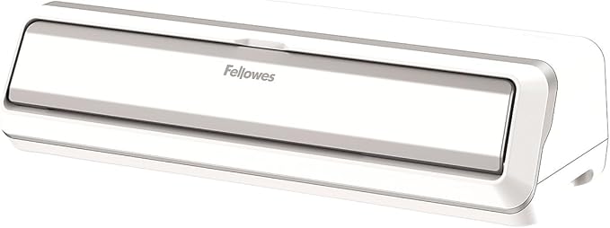 Fellowes Venus™ 125 Thermal Laminator Machine with Laminating Pouch Starter Kit, 12.5 inch, Rapid 30-60 Second Warm-Up, White/Black (5746101)