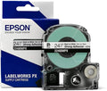 Epson LABELWORKS 224IBWPX Genuine PET (Polyester) Tape Cartridge - Black on White Strong Adhesive Industrial Label Maker Tape - 1" (24MM) Wide, 30 ft