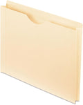 Pendaflex File Jackets, Letter Size, Manila, Reinforced Straight-Cut Tabs with Thumb Cut, 50 per Box (22150)