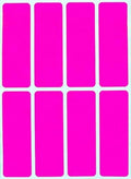 Royal Green Rectangular Stickers Color Coded Write on Labels for Organizing, Moving, & Mailing, 3x1 inch Stickers to Write On Labels & Tags for Home, Office, and School Projects, 120-Pack (Neon Pink)