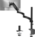 WALI Single Long Monitor Arm - 13 to 32 inch Computer Monitor Arm Desk Mount, Hold up to 19.8lbs, Extra Long Adjustable Stand, Full Motion Tall Arm, VESA 75/100mm, (GSDM001L)