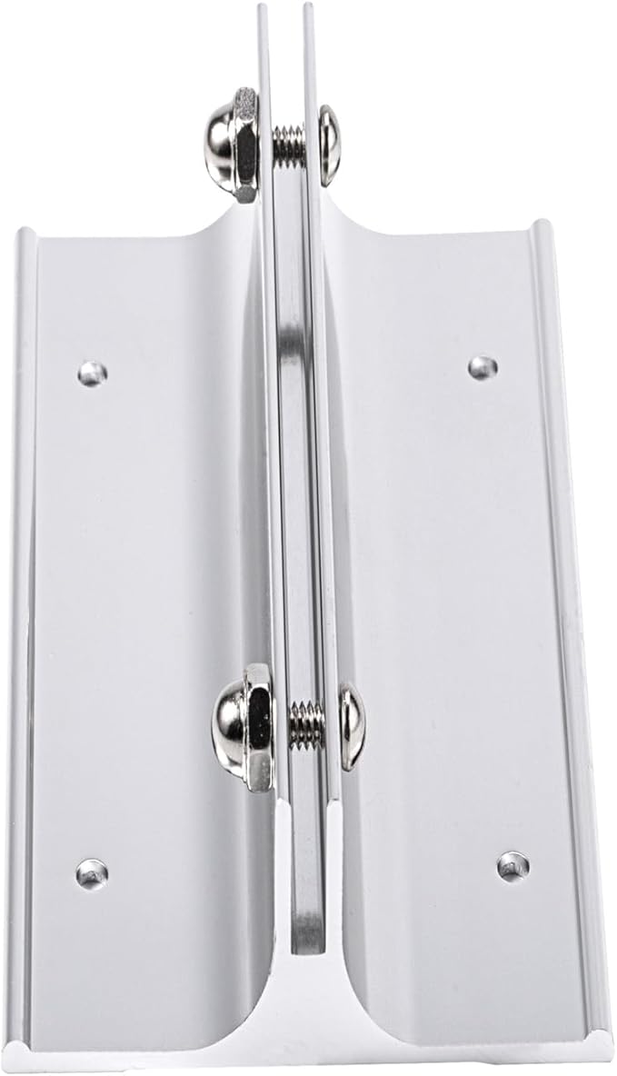 10 Pack 6" Length Aluminum Corridor Sign Holder, 1/8" Substrate, Corridor Mount, Minimalist Design for Versatile Signage