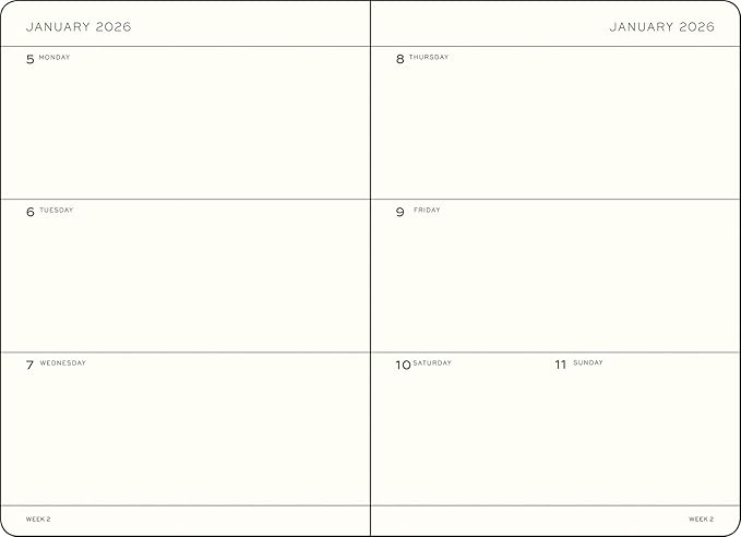 LEUCHTTURM1917 - Weekly Planner 2026, Softcover, Medium (A5), Ink (Jan 1 - Dec 31, 2026)