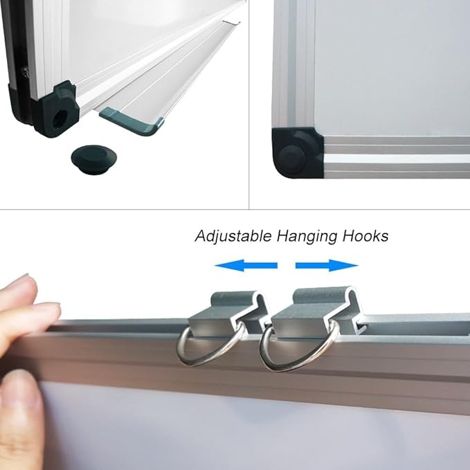 XIWODE Large Magnetic Dry Erase Board，Whiteboard for Wall, 36 x 60 inches, Whiteboard Marker Board Writing Board，Silver Aluminum Frame, Durable， for Home School & Office