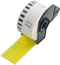 BETCKEY - Continuous Labels Replacement for Brother DK-2225 (1.4 in x 100 ft), Compatible with Brother QL Label Printers [1 Rolls/Continuous Labels, Yellow]