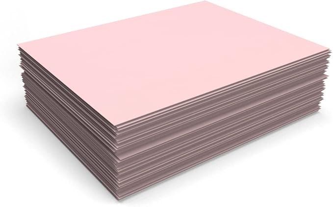 LUXPaper 8.5" x 11" Paper | Letter Size | Candy Pink | 80lb. Text | 500 Qty