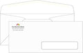 Aimoh 2500#10 Custom Printed Envelopes - Right Window Envelopes Gummed – Personalized with Logo and Address/Return Address Imprinted - Size 4-1/8 X 9-1/2" - White - 24 LB - 2500 Count (7-35510-2500)