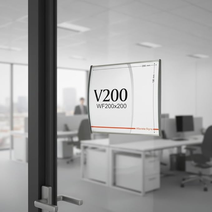Altavista Signs Office Sign Holder for Wall or Door Mount - 8 in x 8 in