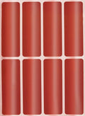 Royal Green Color Labels Sticker 3x1 inch (75mm x 25mm) Rectangular Metallic Red Stickers for Gifts and Events -120 Pack