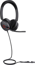 Yealink UH48 ANC Wired Headset with Microphone, Active Noise Cancelling USB Headphones for PC, MS Teams Certified Works with All Other Call Platforms, All Day Comfort, Mute Button