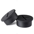 2 PCS Cable Grommet Made of Flexible Silicone 1 Inch Desk Grommets for Table and Other Furnitures Hole Cover Cord or Wire Pass Through Black Color