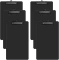 Zoenley Legal Size Clipboard Set of 6, Black 8.5 x 14 Clip Board for Lawyer, Nurse, Business, with Low Profile Black Clip, Office & School Supplies