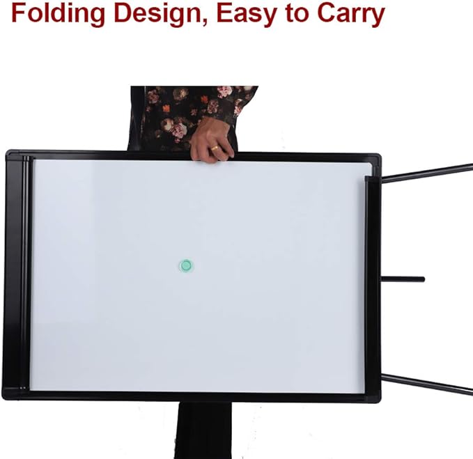 2 Pack Whiteboard Easel 36" x 24" Height Adjustable, Magnetic Dry Erase Board with Tripod Stand, Portable Presentation Easel Includes Flip Chart Paper Pad (25 Sheets), Magnets & Eraser