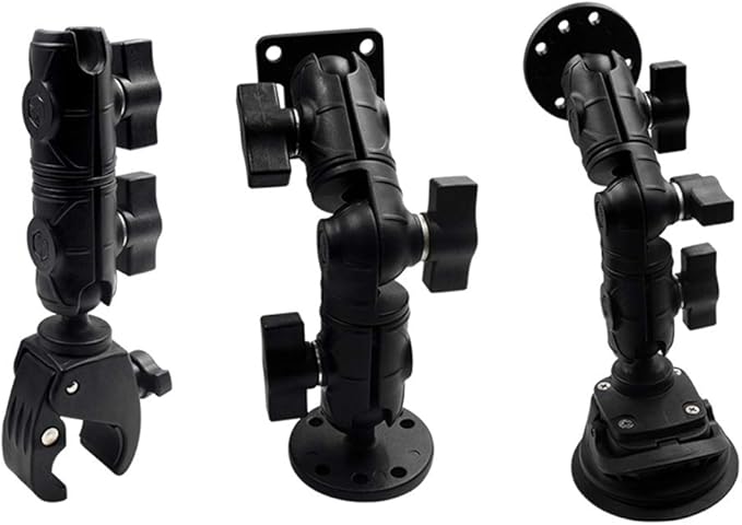 Strg 1'' Ball Mount with AMPS Round Plate, Ball Mount Base Compatible with RAM and 1" B Size Ball Double Socket Arms from Arkon, iBolt and Tackform Enterprise Series