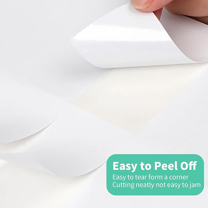 InpourPack 1000 Sheets 10 up Labels, 2" x 4" Shipping Paper for Laser/Inkjet Printer, Mailing Blank Labels, Self Adhesive Customized Stickers