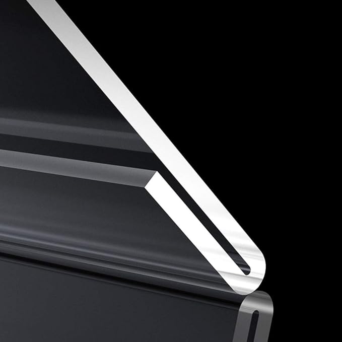 5 Pack Desk Name Plate Holder, Acrylic Sign Holder for Table Display, V Shape Double Sided Nameplate (150*60MM/5.91x2.36 inches)