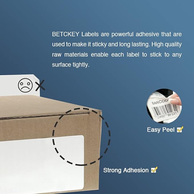 BETCKEY - Continuous Labels Replacement for Brother DK-2223 (1.9 in x 100 ft), Compatible with Brother QL Label Printers [1 Rolls/Continuous Labels, Pink]
