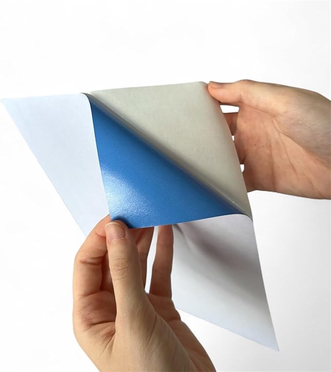 High-Opacity Blockout Shipping Labels – Half Sheet 5.5" x 8.5" – Cover Old Barcodes & Addresses – Laser & Inkjet Printable Back Block Stickers – Bulk Pack (100 Sheets/ 200 Labels)