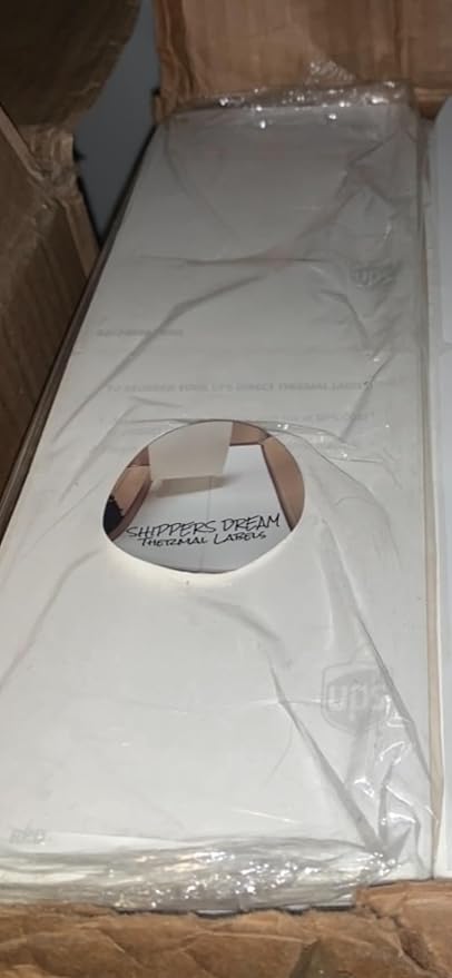 4x6 fanfold Thermal Labels 6000ct UPS