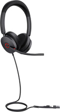 Yealink UH48 ANC USB Headset with Microphone, Active Noise Cancelling Wired Headphones for PC Computer, Works with Zoom Teams and Other Call Platforms, All Day Comfort, Mute Button