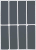 Royal Green Rectangular Coding Stickers Write on Labels for Organizing, Moving, & Mailing, 7.5cm x 2.5 cm Stickers to Write On Labels & Tags for Home, Office, and School Projects, 40-Pack (Grey)
