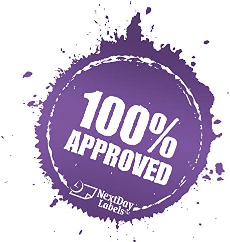 NextDayLabels 8.5x5.5 Half Sheet Stickers White Blank Labels for Laser Inkjet Printer - 2 Per Page Self-Adhesive Shipping Packaging Product Made in USA - 200 Labels