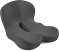 Seat Cushion, Office Chair Cushions for Tailbone Relief, Seat Cushions for Office Chair with L-Shaped Ergonomic Design, Memory Foam Chair Cushion for Long Sitting Office Worker(Dark Gray)