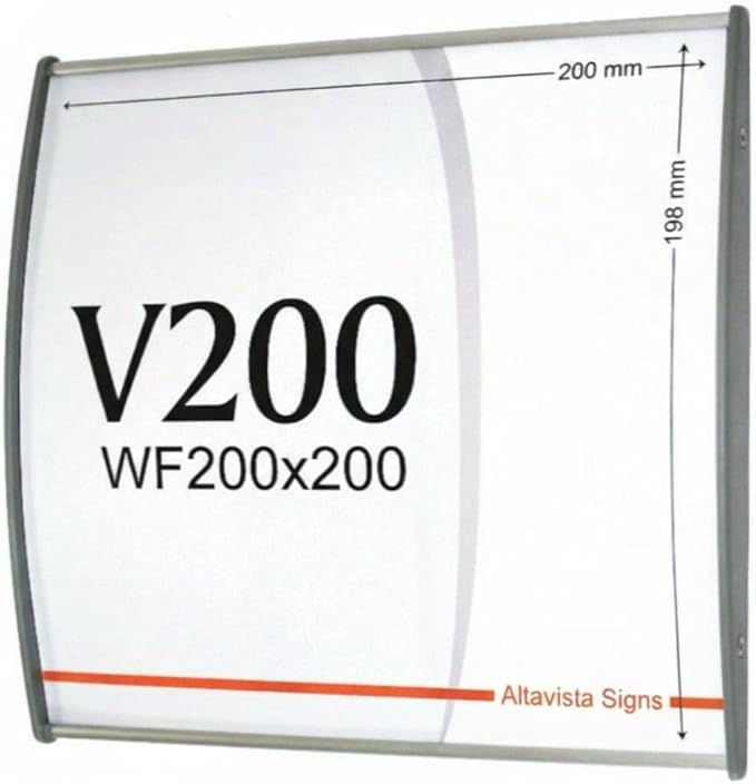Altavista Signs Office Sign Holder for Wall or Door Mount - 8 in x 8 in