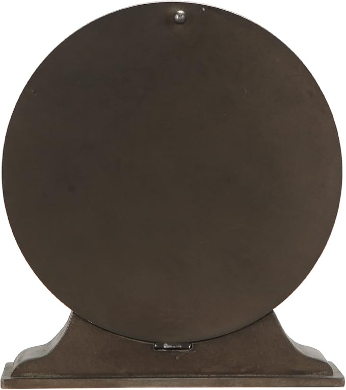 NIKKY HOME Antique Mantel Clock, Battery Operated Decorative Desk Table Clock for Home, Office, Living Room, Bed Room, Brown