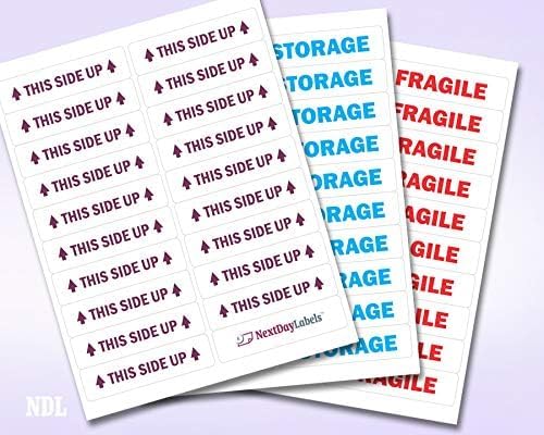 NextDayLabels 4x1 Inch Rectangle Stickers White Blank Labels for Laser Inkjet Printer - 20 Per Sheet Self-Adhesive Return Address Shipping Made in USA - 5000 Labels