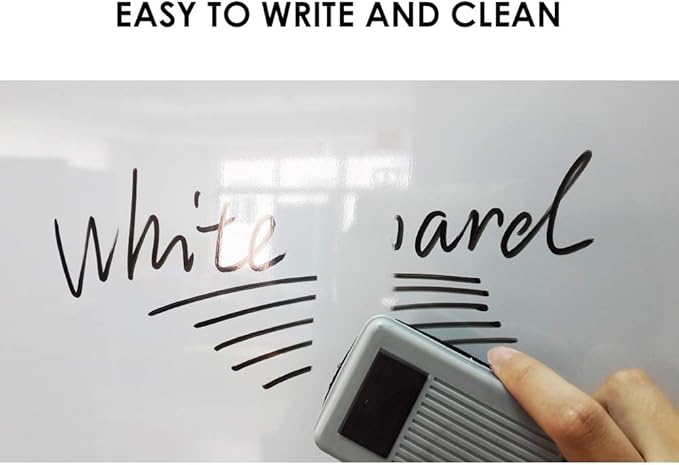 XIWODE magnetic dry erase board, wall-mounted whiteboard, 36 x 72 inches, silver aluminum alloy frame, durable, smooth surface, easy to write and clean, large writing board