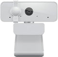 Lenovo 310 FHD Webcam, 1080p, FHD Resolution @30 FPS, Plug-and Play USB Connectivity, 1.8M Cable, 2 Integrated Microphones, External Privacy Shutter, White