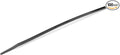 StarTech.com 8"(20cm) Cable Ties - 1/8"(4mm) wide, 2-1/8"(55mm) Bundle Diameter, 50lb(22kg) Tensile Strength, Nylon Self Locking Zip Ties with Curved Tip - 94V-2/UL Listed, 100 Pack - Black, TAA