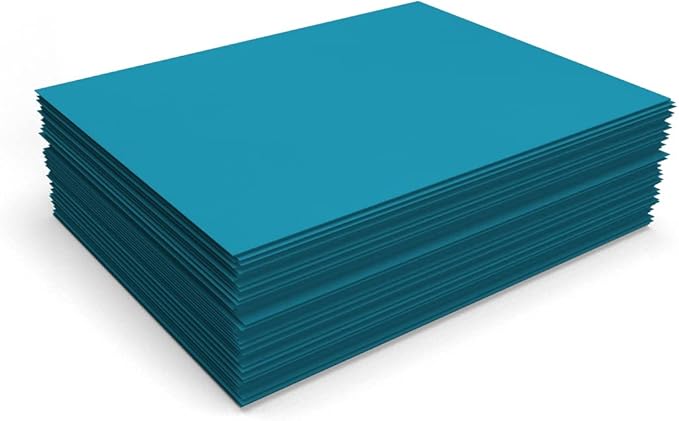 LUXPaper 8.5" x 11" Paper | Letter Size | Bright Blue | 60lb. Text | 500 Qty
