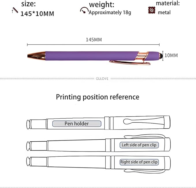 Yucold Bulk Custom Personalized Pens with Name & Logo Printing Personalized custom ballpoint pen for Business, Graduation Gifts & Party Events (olive drab,15)