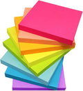 Sticky Notes 3x3 Inches,Bright Colors Self-Stick Pads, Easy to Post for Home, Office, Notebook, 48 Pads/Pack