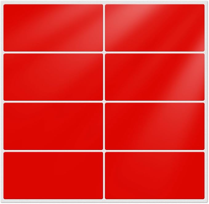 FINDAT 10 Colors Assorted Labels Stickers 1.57×0.75 Inch Vinyl Rectangular Label Removable Waterproof Color Coding Name Tag for Classroom Office File Inventory Marking 160 PCS