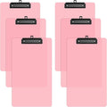 Zoenley Legal Size Clipboard Set of 6, Pink 8.5 x 14 Clip Board for Lawyer, Nurse, Business, with Low Profile Black Clip, Office & School Supplies