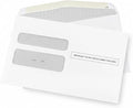 50 W2 Envelopes, Double Window Security Envelope For W2 2-Up Tax Forms, Designed for Printed W2 Laser Forms, For QuickBooks Desktop and Other Tax Software, 5 5/8’’ x 9’’, 50 Envelopes Gum Seal