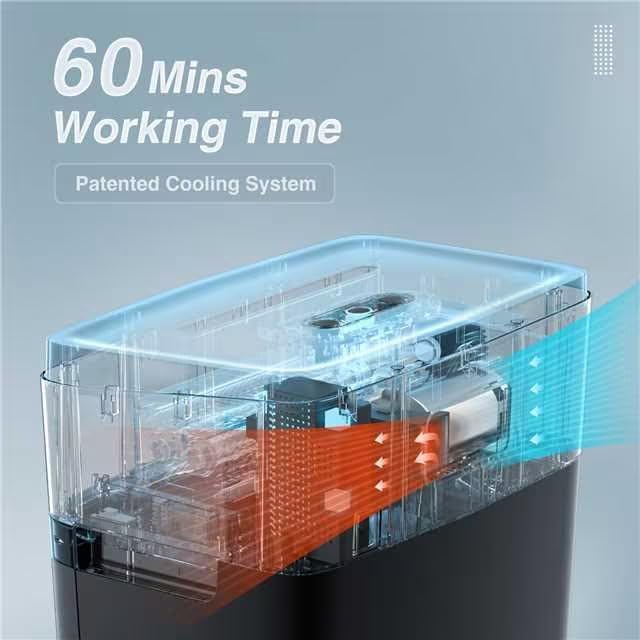 BONSEN Paper Shredder, 20-Sheet 60 Mins Nonstop Heavy Duty Paper Shredder for Office, 60dB Ultra Quiet Cross-Cut Shredder with 6.6 Gals Basket, Anti-Jam CD and Credit Shredder for Home Office (S3104)