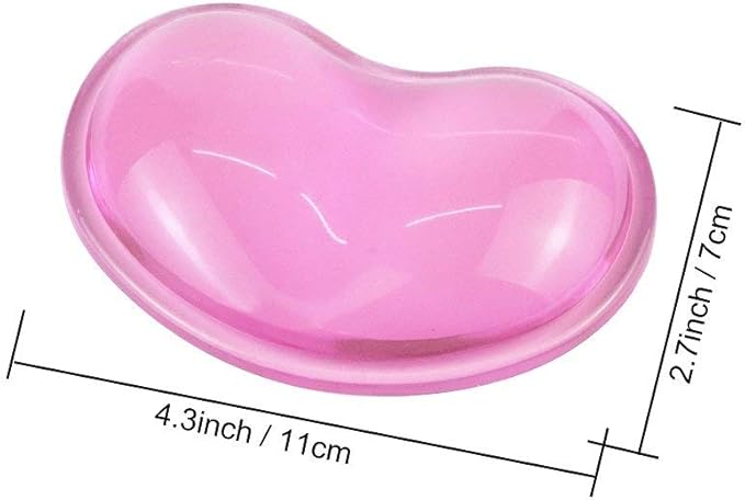 Gel Keyboard & Mouse Wrist Rest Set - Keyboard Wrist Rest Pad & Mouse Support for Office Gaming Pad Computer Laptop Ergonomic Comfortable Pain Relief- Pad Set (Mouse Support Only)