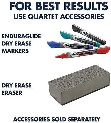 Quartet Whiteboard, Glass Dry Erase Board, Non-Magnetic, 8' x 4', Infinity Frameless Mounting, Includes Dry Erase Marker, Frosted White (G9648F)
