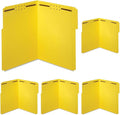 Pendaflex Fastener Folders, 1/3 Cut, Reinforced Tab, 2 Fasteners, Letter Size, Yellow, 50 Folders Per Box (22940) (Pack of 5)